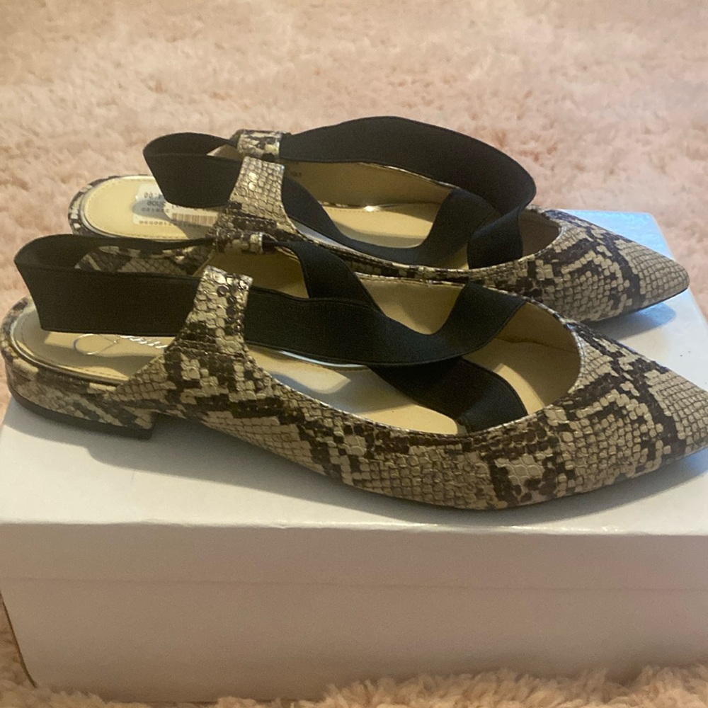 Women Snake print Casual Jessica Simpson Flats